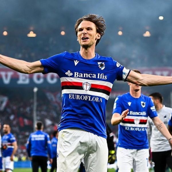 3 extremely important points for Sampdoria and Albin Ekdal when they defeated FC Genoa in the Derby della Lanterna with 1-0. Albin played 90 min and was the captain.