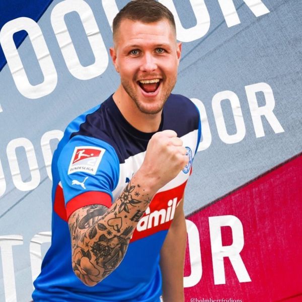 @holmbertfridjons scored the second goal when his @holsteinkiel defeated Braunschweig with 3-2. He has now scored 1 goal and 1 assist in the last 2 games. We are really happy to see you back at your best. 💯👊🏽