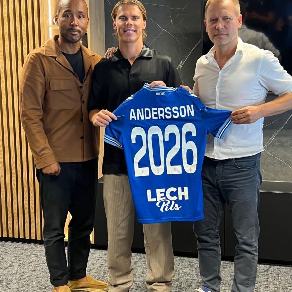 Swedish international Elias Andersson signs a 3 year deal with Polish Giants Lech Poznan. Congratulations Elias, extremely well deserved.